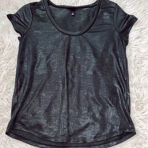 Black Shiny Tee shirt